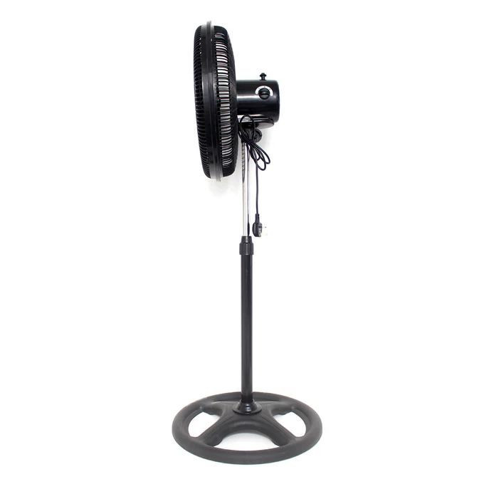 Standing Office Oscillating & Adjustable Electric Fan -Silver,Black