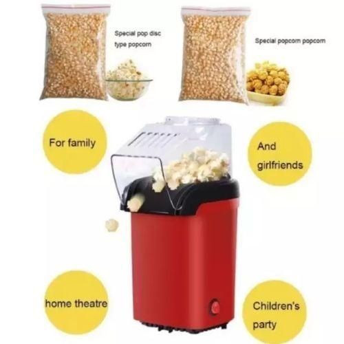 Electric Popcorn Maker Popper Machine - Red