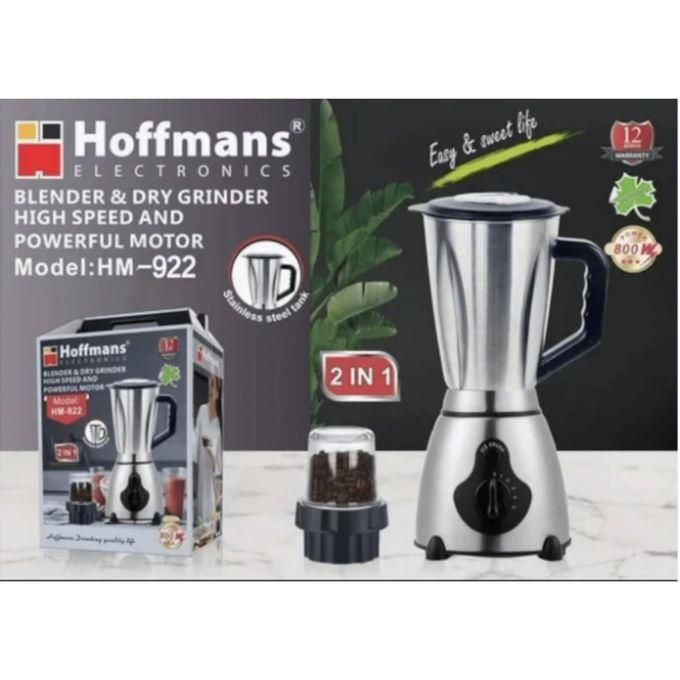 Hoffmans 2-In-1 Mltifunctional Blender & Grinder - Multicolor.,