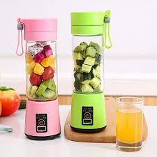 Portable Blender Mini Blender For Shakes And Smoothies Rechargeable USB 380Ml Traveling Fruit Juicer Cup. Multcolour