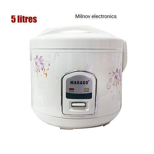 Marado Electric Rice Cooker-5 Litres - White