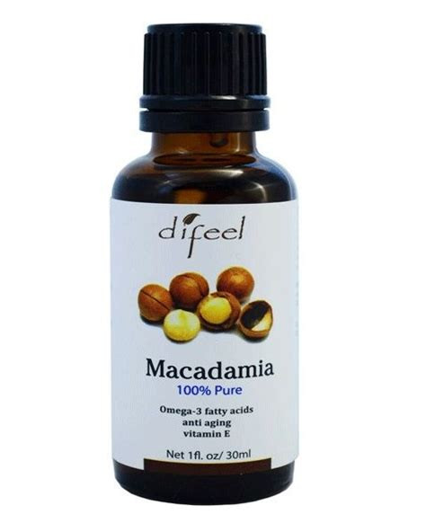 Difeel Essential Oil 100% Pure Macadamia Oil 30ml