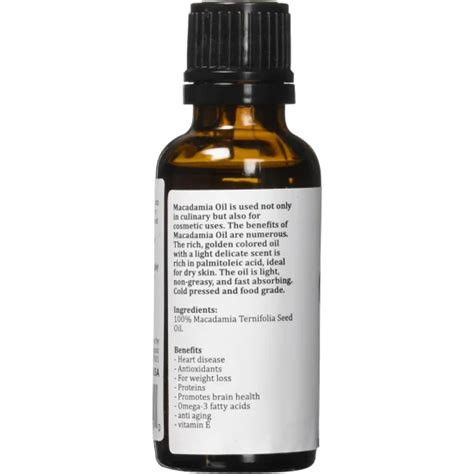 Difeel Essential Oil 100% Pure Macadamia Oil 30ml