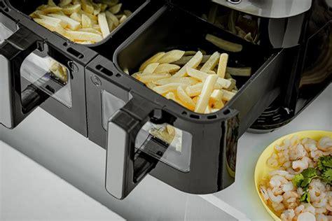 Geepas GAF 37525 Dual digi air fryer 9ltr oil fre/touch screen
